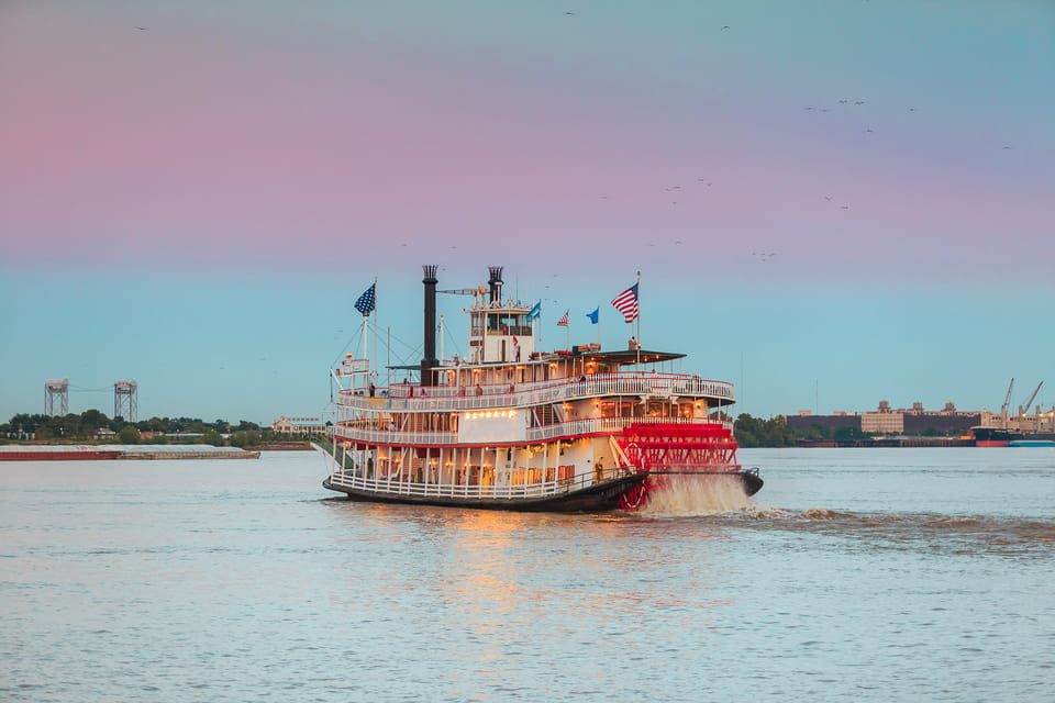 Book your New Orleans: Evening Jazz Cruise on the Steamboat Natchez Experience Today. Discover some of the top rated New Orleans Tours with CitizensFor1GreaterNewOrleans.com.