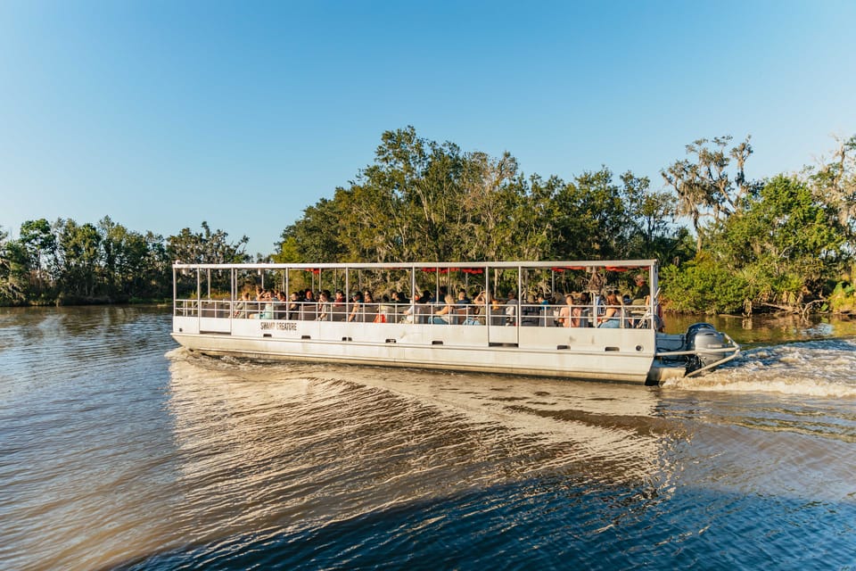 Book your New Orleans: Guided Swamp Cruise by Tour Boat Experience Today. Discover some of the top rated New Orleans Tours with CitizensFor1GreaterNewOrleans.com.